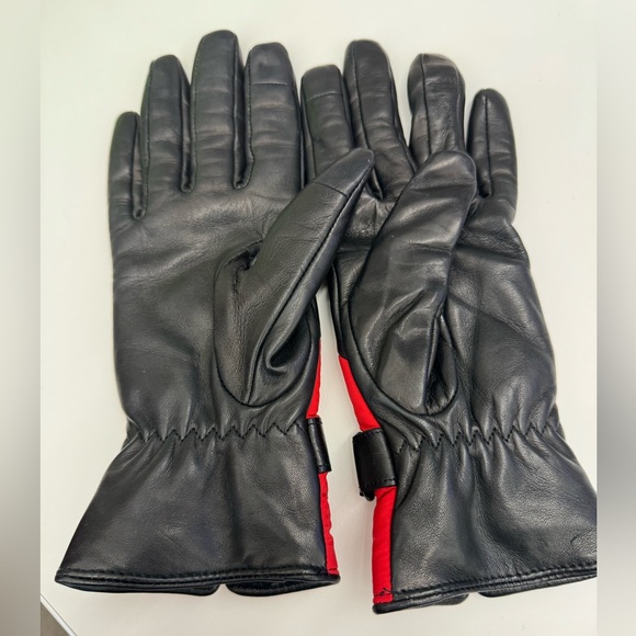 Rudsak red leather gloves - Picture 2 of 2